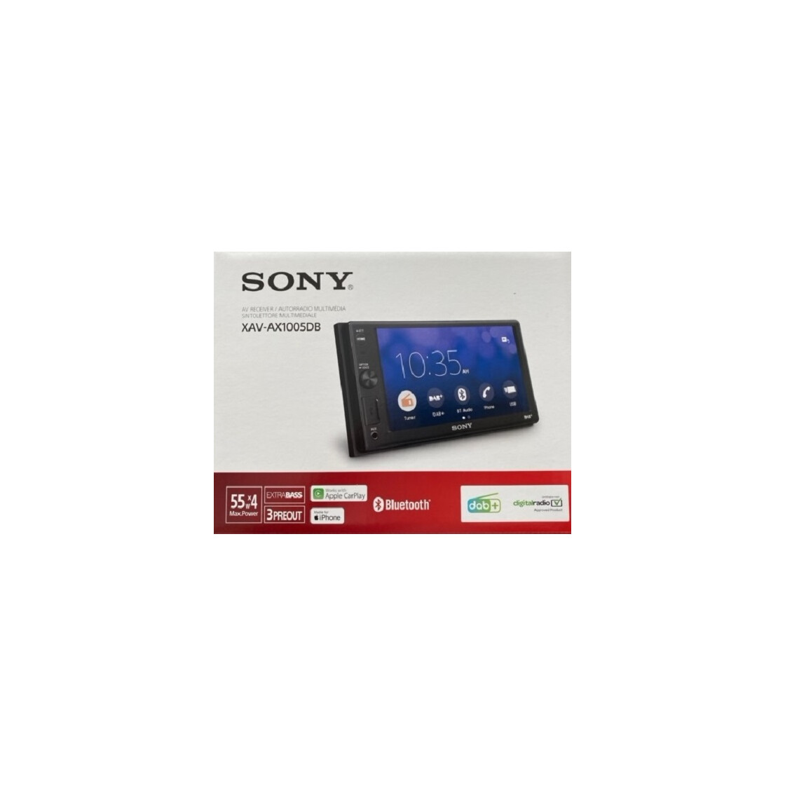 Sony XAV-AX1005DB - Doppel-DIN MP3-Autoradio mit Touchscreen / DAB / ,  339,00 €