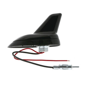 Shark Fin Antenne AM/FM aktiv Piano Black