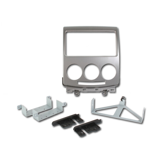 Radioblende MAZDA 5 ab 2005-10 2DIN silber Installer Kit