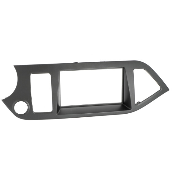 Radioblende KIA Picanto ab 2011 (TA) (Start  Stopp) 2DIN anthracite metallic