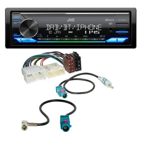 Autoradio- Einbausatz JVC KD-X472DBT passend für...