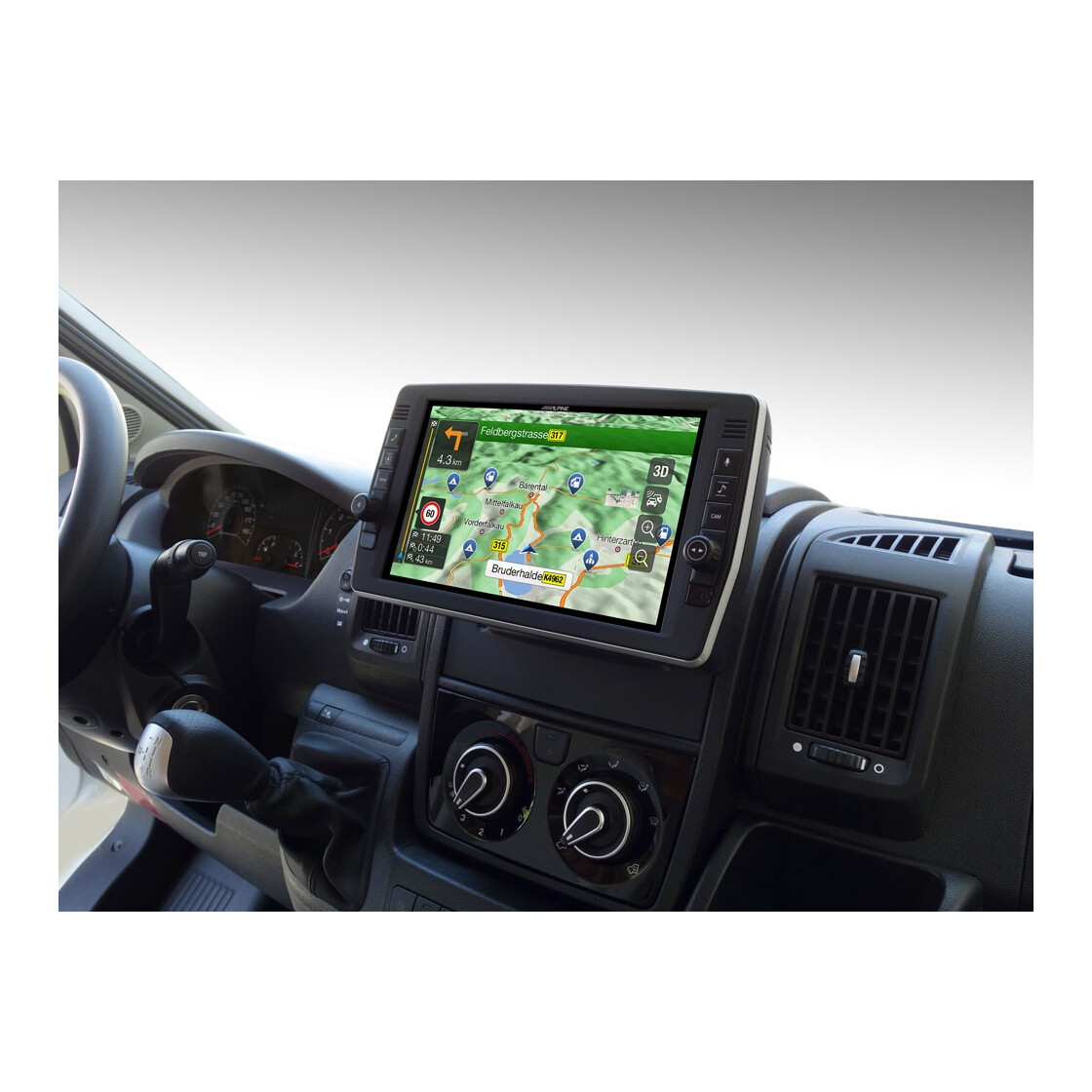 Alpine X903D-DU2 - 9-Zoll-Navigationssystem mit schwenkbaren Bildschi,  1.799,00 €
