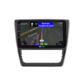 Dynavin Android Autoradio für Skoda Yeti mit 4 x 100W Class-D Verstärker, 10,1 Zoll Display (hochauflösend), Inkl. Head-up-Display, Apple CarPlay und Android Auto