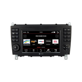 Dynavin Navisystem  7 Zoll (17,78cm)  Autoradio für Mercedes CLK mit 4 x 100W Class-D Verstärker, 7 Zoll Display (hochauflösend), Inkl. Head-up-Display, Apple CarPlay und Android Auto