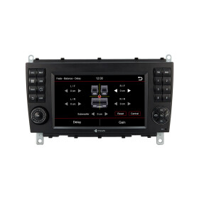 Dynavin Navisystem  7 Zoll (17,78cm)  Autoradio für Mercedes CLK mit 4 x 100W Class-D Verstärker, 7 Zoll Display (hochauflösend), Inkl. Head-up-Display, Apple CarPlay und Android Auto