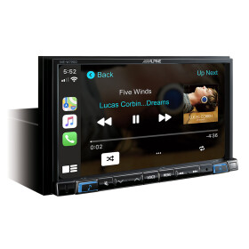 Alpine Navigation INE-W720DC Navigationssystem mit DAB+, 7-Zoll Display, Wohnmobil- & LKW-Software vorinstalliert, Apple CarPlay und Android Auto Unterstützung