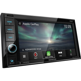Kenwood Digital Media Navitainer 2DIN DNR4190DABS mit 15,7 cm WVGA-Monitor, Apple CarPlay & Digitalradio