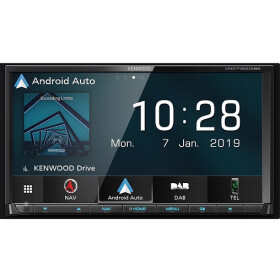 Kenwood Digital Media Navitainer 2DIN DNX7190DABS mit 17,7 cm WVGA-Monitor, Apple CarPlay, AndroidAuto & Digitalradio