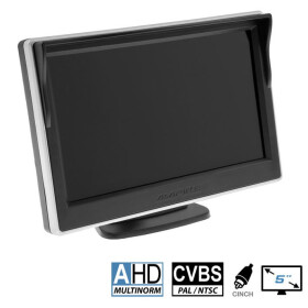 AMPIRE TFT-Monitor 12.7cm (5), 2 Videoeingänge...