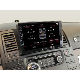 Dynavin Android Autoradio für VW T5 Multivan / T5 California mit 4 x 100W Class-D Verstärker, 9 Zoll Display (hochauflösend), Inkl. Head-up-Display, Apple CarPlay und Android Auto