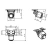 Rückfahrkamera/Frontkamera AHD Unterbau/Anbau 230°