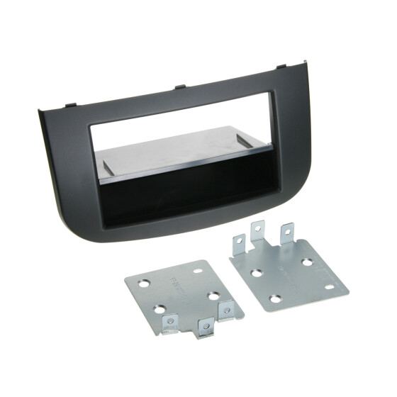 2-DIN Radioblende mit Fach Mitsubishi Colt 2008 > 2012 schwarz