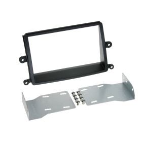 2-DIN Radioblende Mitsubishi L200  2006 > 2015 schwarz