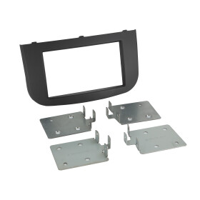 2-DIN Radioblende Mitsubishi Colt 2008 > 2012 schwarz