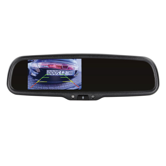 4.3" (10,92cm) Spiegelmonitor inkl. Bluetooth Freisprechfunktion